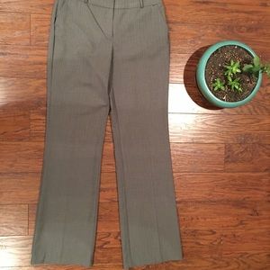 NWOT New York & Company Gray Pinstripe Trousers 8T